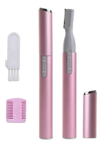 Depilador Batom Portátil Facial Buço Rosto Aparador Pelos +BRINDE Depilador Elétrico Sobrancelhas